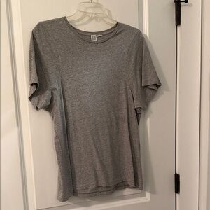 Toteme Heather Gray Short Sleeve Tee